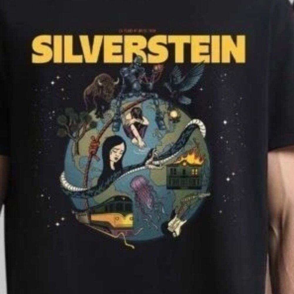 Silverstein 25 Years Of Noise Tour North American 2025 The Last Change T Shirt81 - Picture 2 of 6